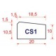 BORDURE DE CANIVEAUX CS1