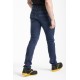 Jeans de travail coupe droite ajustée denim stretch WORK0 stone brossé T.38