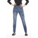 Jeans de travail multi poches denim stretch BETTY brossé T.46