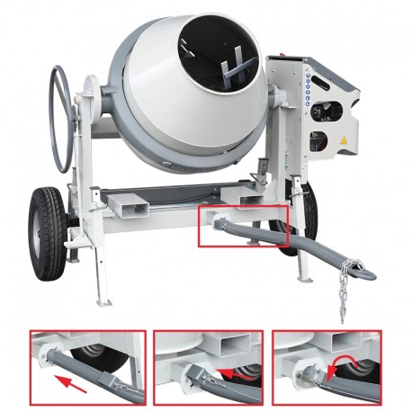 BÉTONNIÈRE PRO 350 L Moteur Electrique