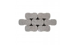 PAVE EN BETON 22X11X6CM GRIS DRAINANT - EMPILAGE ROLLMOPS *BENOR*