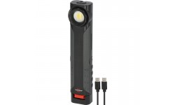 Lampe torche LED HL 600 AD rechargeable, avec recharge rapide par dynamo, 600+180lm, IP54