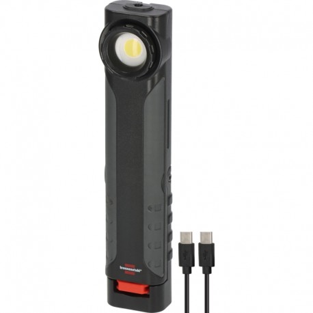 Lampe torche LED HL 600 AD rechargeable, avec recharge rapide par dynamo, 600+180lm, IP54