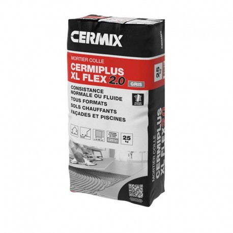 CERMIPLUS XL FLEX 2.0 - 25 kg gris