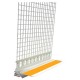 Profilé de protection pour portes et fenêtres dynamique en PVC avec lèvre et fibre de verre