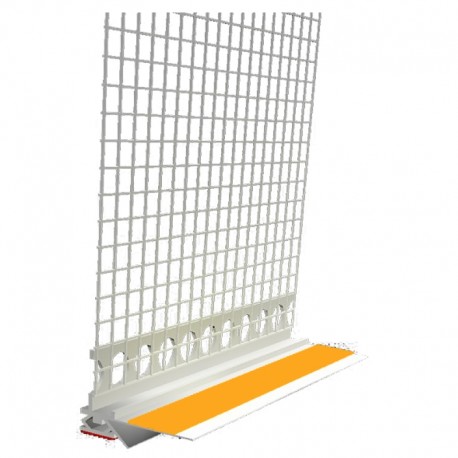 Profilé de protection pour portes et fenêtres dynamique en PVC avec lèvre et fibre de verre