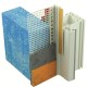Profilé de protection pour portes et fenêtres dynamique en PVC avec lèvre et fibre de verre